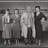 Nancy Malone, Glynis Johns, Charles Laughton and Cornelia Otis Skinner in rehearsal for the 1956 Broadway revival of Major Barbara