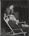 Gertrude Berg and Cedric Hardwicke in rehearsal for the stage production A Majority of One