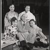 Kana Ishii, Cedric Hardwicke and unidentified others in rehearsal for the stage production A Majority of One