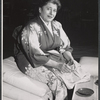Gertrude Berg in rehearsal for the stage production A Majority of One