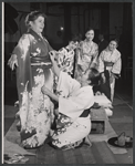 Gertrude Berg, Kana Ishii and unidentified others in rehearsal for the stage production A Majority of One