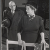 Cedric Hardwicke and Gertrude Berg in rehearsal for the stage production A Majority of One