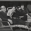 Cedric Hardwicke, Ina Balin and Michael Tolan in rehearsal for the stage production A Majority of One