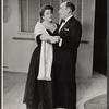 Gertrude Berg and Cedric Hardwicke in the stage production A Majority of One