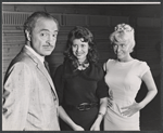 Sam Levene, Ann Wedgeworth and Joy Harmon in rehearsal for the stage production Make a Million