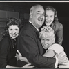 Ann Wedgeworth [left], Don Wilson [center], Joy Harmon [in white] and unidentified in the stage production Make a Million