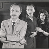 Sam Levene, Conrad Janis and Ann Wedgeworth in rehearsal for the stage production Make a Million