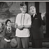 Neva Patterson [left], Sam Levene [right] and unidentified in the stage production Make a Million