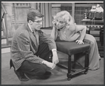Bill Hickey and Joy Harmon in the stage production Make a Million