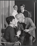 Eileen Herlie, Conrad Bain, Karel Stepanek and Richard Morse in the 1957 production of The Makropoulos Secret 