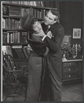 Eileen Herlie and Whitfield Connor in the 1957 production of The Makropoulos Secret 