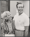 Celeste Holm and unidentified in rehearsal for the 1967 National tour of the stage production Mame