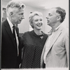 Wesley Addy, Celeste Holm and Gene Saks in rehearsal for the 1967 National tour of the stage production Mame