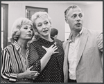 Vicki Cummings, Celeste Holm and Gene Saks in rehearsal for the 1967 National tour of the stage production Mame