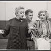 Celeste Holm, Vicki Cummings and unidentified [center] in rehearsal for the 1967 National tour of the stage production Mame