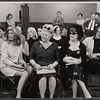Loretta Swit [left], David Huddleston [right] and unidentified others in rehearsal for the 1967 National tour of the stage production Mame