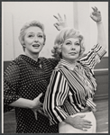 Celeste Holm and Vicki Cummings in rehearsal for the 1967 National tour of the stage production Mame