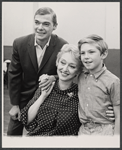 John Stewart, Celeste Holm and Shawn McGill in rehearsal for the 1967 National tour of the stage production Mame