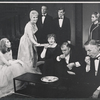 Celeste Holm [left] Wesley Addy [right] and unidentified others in the 1967 National tour of the stage production Mame