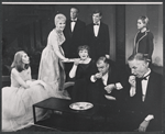 Celeste Holm [left], Wesley Addy [right] and unidentified others in the 1967 National tour of the stage production Mame