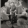 Vicki Cummings [center] and unidentified others in the 1967 National tour of the stage production Mame