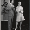 Robert Kaye and Celeste Holm in the 1967 National tour of the stage production Mame