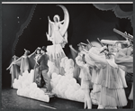 Celeste Holm [center] and unidentified others in the 1967 National tour of the stage production Mame