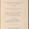 Twelfth Annual report of the Board of Directors of The New York, Pennsylvania & Ohio Railroad Company, to the Bondholders and Shareholders, for the Twelve Months Ending September 30th, 1891