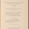 Twelfth Annual report of the Board of Directors of The New York, Pennsylvania & Ohio Railroad Company, to the Bondholders and Shareholders, for the Twelve Months Ending September 30th, 1891