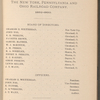 Thirteenth Annual report of the Board of Directors of The New York, Pennsylvania & Ohio Railroad Company, to the Bondholders and Shareholders, for the Twelve Months Ending September 30th, 1892