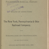 Fourteenth Annual report of the Board of Directors of The New York, Pennsylvania & Ohio Railroad Company, to the Bondholders and Shareholders, for the Twelve Months Ending September 30th, 1893