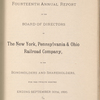 Fourteenth Annual report of the Board of Directors of The New York, Pennsylvania & Ohio Railroad Company, to the Bondholders and Shareholders, for the Twelve Months Ending September 30th, 1893