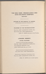 Fifteenth Annual report of the Board of Directors of The New York, Pennsylvania & Ohio Railroad Company, to the Bondholders and Shareholders, for the Twelve Months Ending September 30th, 1894