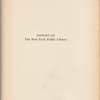 History of the New York Public Library, Astor, Lenox and Tilden Foundations