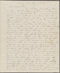 Hawthorne, Nathaniel, ALS to. May 30, 1841.