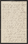 Hawthorne, Nathaniel, ALS to. Sep. 20, Thursday, [1855].