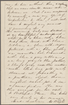 Hawthorne, Nathaniel, ALS to. Sep. 20, Thursday, [1855].