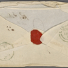 Hawthorne, Nathaniel, 4 envelopes and 1 wrapper of letters to. Postmarked Ap 14, 1856; Ap 28, 1856; My 9, 1856; no postmark, rec'd May 2d 1856; undated.