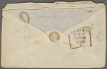 Hawthorne, Nathaniel, 4 envelopes and 1 wrapper of letters to. Postmarked Ap 14, 1856; Ap 28, 1856; My 9, 1856; no postmark, rec'd May 2d 1856; undated.