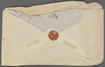 Hawthorne, Nathaniel, 4 envelopes and 1 wrapper of letters to. Postmarked Ap 14, 1856; Ap 28, 1856; My 9, 1856; no postmark, rec'd May 2d 1856; undated.