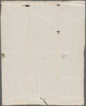 Hawthorne, Nathaniel, Cover wrapper of letter to NH. [n.d.] addressed to Brook Farm, West Roxbury.