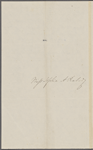 [Peabody,] E[lizabeth Palmer, sister], ALS to SAPH, with ANS from MTPM. [n.d.]