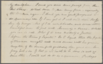 [Peabody, Elizabeth Palmer, sister], ALS to SAPH. [n.d.]