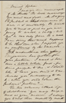 [Peabody, Elizabeth Palmer, sister], AL to SAPH. [n.d.]