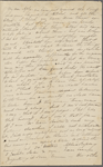 Peabody, E[lizabeth] P[almer, sister], ALS to SAPH. [n.d.].