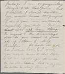 [Peabody], E[lizabeth Palmer, sister], ALS to SAPH. [n.d.]