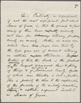 Conway, Moncure Daniel, draft AL to, [Nov. 10, 1867]. In answer to Conway's letter of Oct. 12, [1867?]. Written throughout in WW's hand, but intended to be signed by W. D. O'Connor (who may have written the first draft). Previously dated to [1866?].
