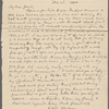 Dowden, Edward, 9 letters to. Copied and abstracted by Dowden for Bliss Perry. Aug. 22, 1871 - Nov. 21, 1888.