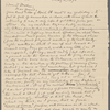 Dowden, Edward, 9 letters to. Copied and abstracted by Dowden for Bliss Perry. Aug. 22, 1871 - Nov. 21, 1888.