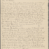 Dowden, Edward, 9 letters to. Copied and abstracted by Dowden for Bliss Perry. Aug. 22, 1871 - Nov. 21, 1888.